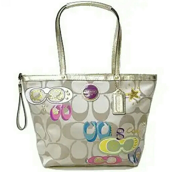 Coach Handbags - 💕🆕💯💼 Coach multicolor tote